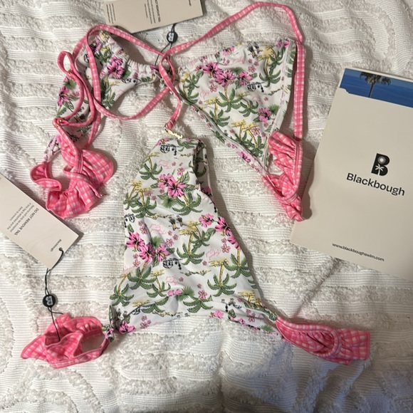 BLACKBOUGH COCO FRIO TESSA RUFFLED TRIANGLE BIKINI - Picture 6 of 8